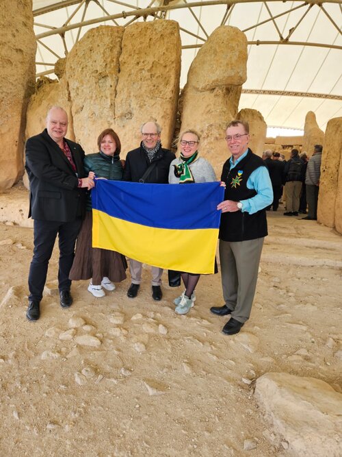 Malta 2024: Solidaritätskundgebung mit der Ukraine